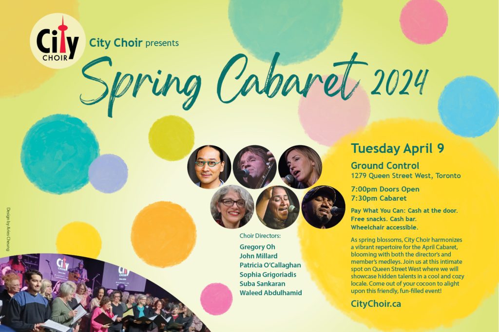 City Choir Spring Cabaret 2024