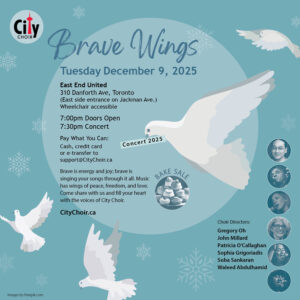 City choir 2025 Concert Poster